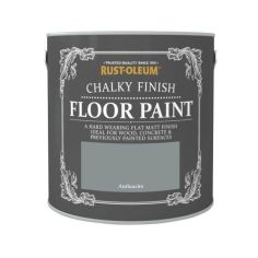 Rust-Oleum Chalky Finish Floor Paint - Anthracite 2.5L