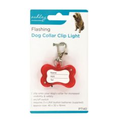 Ashley Flashing Dog Collar Clip Light