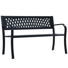 Bench with backrest 120 x 46 cm