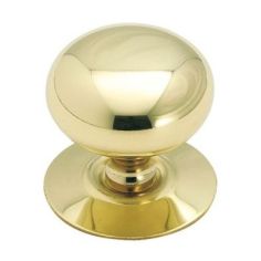 Cupbrd Knob 1.5in Brass