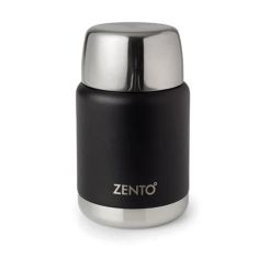 Zento Black Vacuum Food Flask - 600ml