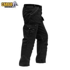 Cargo Daytona Black Work Trousers - Size 32"