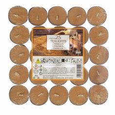 Price's Candles Cinnamon Tealights - Pack of 25 