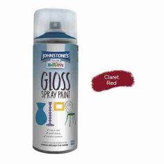 Johnstones Revive Gloss Spray Paint 400ml - Claret Red