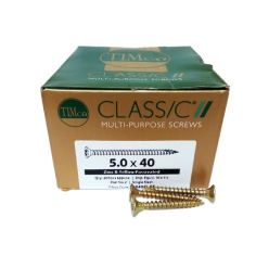 Timco Classic® ZYP Pozi Wood Screws 5.0 X 40mm - Box Of 200