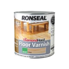 Ronseal Diamond Hard Floor Varnish Matt 2.5L