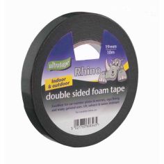 Double Sided Foam Tape 19mm x 10m - Black