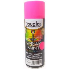 Douglas Multi Surface Spray Paint 400ml - Fluorescent Pink