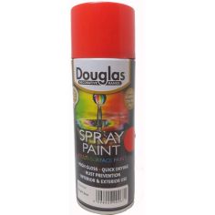 Douglas Multi Surface Spray Paint 400ml Bright Red