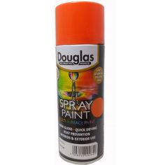 Douglas Multi Surface Spray Paint 400ml Orange