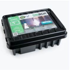 DRiBOX IP55 Large Outdoor Weatherproof Electrical Box- Black