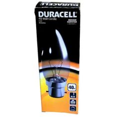 Duracell 40W Incandescent Candle Bayonet Cap Fitting B22/ BC Light Bulb