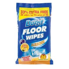 Duzzit Lemon Fresh Floor Wipes - Pack Of 24