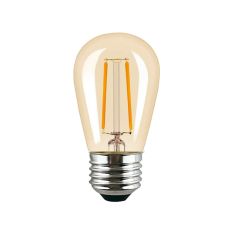 Tezla 1W Vintage Warm White LED Filament ES Lightbulb