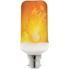 Lyveco Gravity Flicker Flame LED BC Light Bulb - 5W
