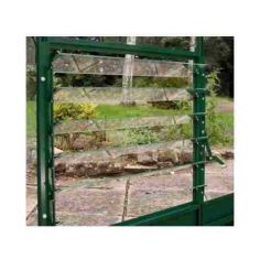 Halls 24" Green Louvre With Toughened Glass (610mm X 610mm)