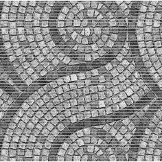 Grey Mosaic Swirl Anti-Slip Floor Mat - Price Per Metre
