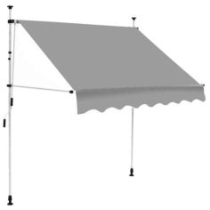 Grey Retractable Awning