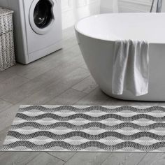 Grey Waves Floor matting - Price per metre