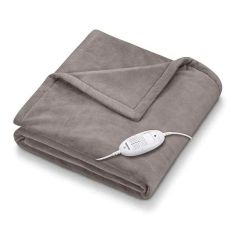 Cosy Throw Over Electric Blanket Taupe - 200 x 150cm  