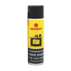 Hotspot Spray Stove Paint Matt Black 450ml 