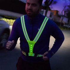 InnovaGoods Reflective Harness with LED for Athletes