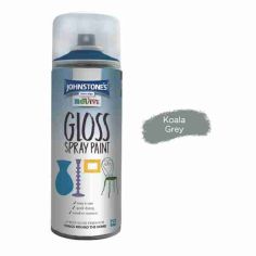 Johnstones Revive Gloss Spray Paint 400ml - Koala Grey
