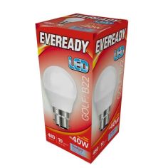 Eveready 6W LED Golf Daylight B22 Lightbulb