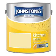 Johnstones Kitchen Matt Paint - Lemon Daze 2.5L