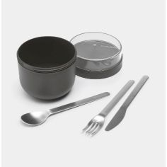 Make & Take Breakfast Bowl 500ml - Dark Grey 