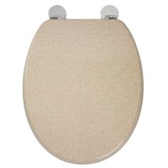 Croydex Dorney Toilet Seat - Sandstone Finish