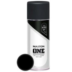 Maston One Spray Paint Matt Black - 400ml 