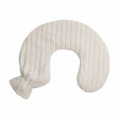 De Vielle Sherpa Covered Neck & Shoulder Warmer  - Cream