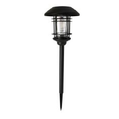 Night Bloom Stainless Steel Solar Pathway Light with Die Cast Cage Bronze Finish