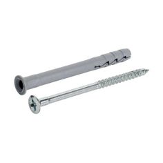Rawlplug Nylon Medium Hammer Fixings - 6 x 40mm - Pack Of 10