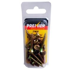 Premier ZYP Wood Screws - 5mm x 30mm - Pack of 20