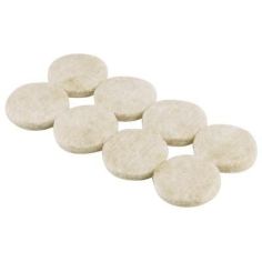 1" / 25mm Adhesive felt floor protection pads (Pack of 12)