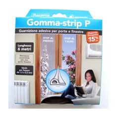 Gomma-Strip P Self-Adhesive Foam Draught Excluder - White 6m