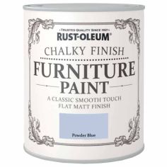 Rust-Oleum Chalky Finish Furniture Paint Powder Blue - 750ml