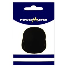 Powermaster 13 Amp 3 Pin Black Rubberised Plug Top