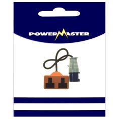 Powermaster 16Amp Plug & 2 Gang Rubber Socket