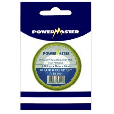 Powermaster 19Mm Pvc Insulating Tape Earth - 20m 