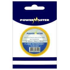 Powermaster 19mm Pvc Insulating Tape Yellow - 20m