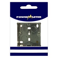 Powermaster 1 Gang 47 Mm Flush Metal Box