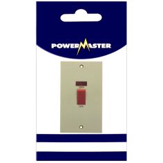 Powermaster 2 Gang 45 Amp Cooker Switch With Neon