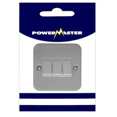 Powermaster 3 Gang 2 Way 10 Amp Metalclad Switch