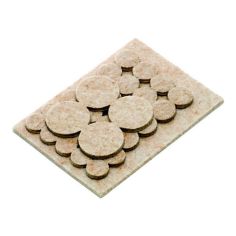 Premier Assorted Adhesive Felt Pads - 24 pieces 