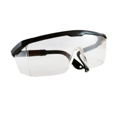 Black Frame Clear Safety Glasses