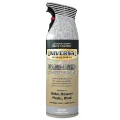 Rust-Oleum Universal All-Surface Spray Paint - Silver Hammered 400ml