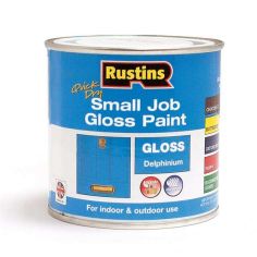 Rustins Quick Dry Small Job Gloss Paint - Delphinium 250ml
